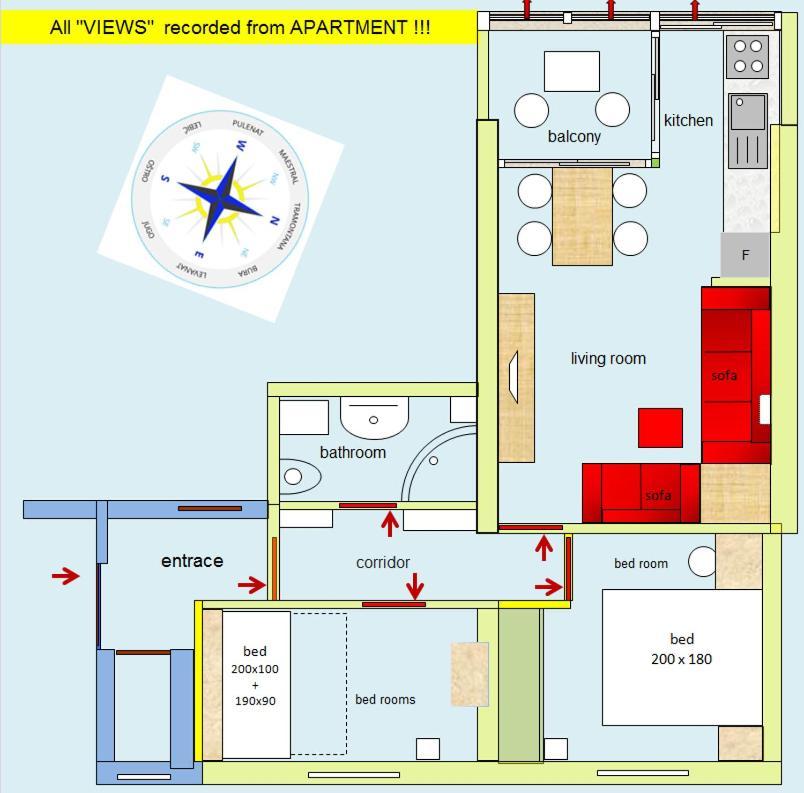 Apartment Amazing View Сплит Экстерьер фото